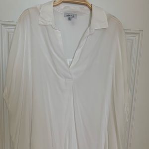 White Birch dolman style blouse/top.  Never worn.